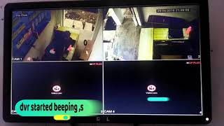 SOLUTION !!! CP PLUS DVR  (ERROR - NO  HARD DISK) & BEEPING !! HOW TO STOP CP PLUS DVR BUZZER, ALARM