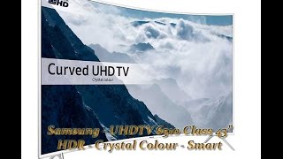Samsung | Curved UHD TV | 4K | 6510 43" | HDR - Unbox