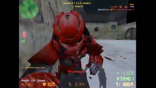 new counter strike server [ZOMBIE PLAGUE +CSO MOD] + FREE VIP + KNIFE MENU 2017  PART 2 #gameplay