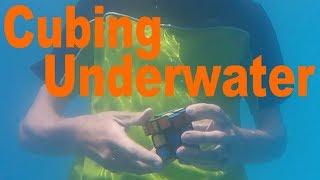 Cubing Underwater #3 (Blind, One Handed, 4x4?)