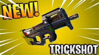 *NEW* Compact SMG Gameplay in Fortnite! (Trickshot Victory Royale!)
