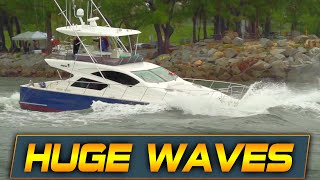 Haulover Inlet/HUGE WAVES IN HEAVY RAIN