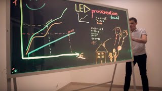 LEDpresentation - маркерная доска с подсветкой для презентаций