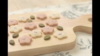 サクサクさくらクッキー/Sakura; Cherry Blossom Cookies/& kitchen - アンドキッチン