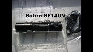 Ультрафиолетовый фонарик Sofirn  SF14UV на АА