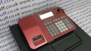 Casio SE-S100 Red Cash Register Casio SE-S100-RD
