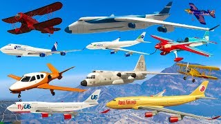 GTA V Every Airplanes Test Flight Gameplay