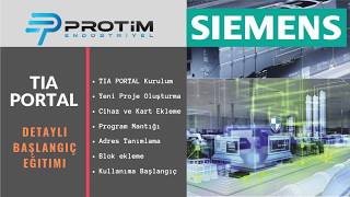 TIA PORTAL  BAŞLANGIÇ EĞİTİMİ (SIEMENS) #1 - ENDUSTRİYEL OTOMASYON