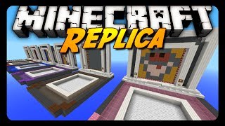 Minecraft: BUILDING RACE! (Replica w/ CavemanFilms)