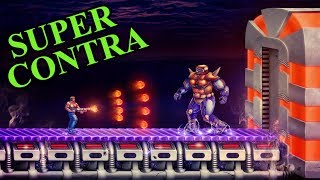 Super contra (контра) прохождение денди (dendy, nes) вместе с Самуаном