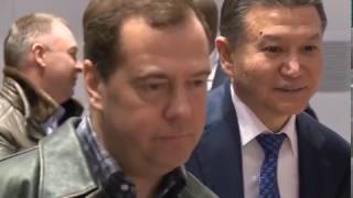 Дмитрий Медведев посетил чемпионат мира по шахматам среди женщин (2015)