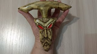 Самодельные ножны для ножа из дерева своими руками Резьба по дереву Wood Carving