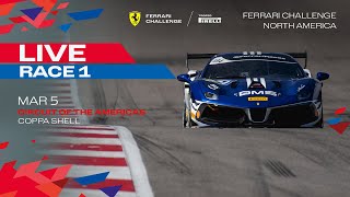 Ferrari Challenge North America Coppa Shell – COTA, Race 1