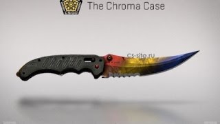 Обзор Моделей оружия из CS:GO Для CS 1.6 -#28 Flip Knife "Мраморный Градиент"