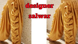Designer salwar cutting and stitching...