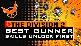 Division 2 BEST GUNNER SKILLS TO UNLOCK FIRST - Specialist Skill Tree