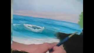 Acrylic Seascape Lesson:  Day 5:  Cape Lighthouse