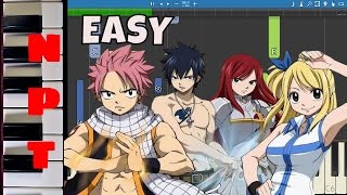 Fairy Tail Main Theme - EASY Piano Tutorial