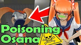 Osana's POISON Elimination! Her Reaction is HILARIOUS - Yandere Simulator (New Update Mod)