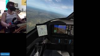 Landing the Cirrus SF50 Jet... Almost (Oculus Rift VR + X-Plane 11 Flight Simulator) [2018-07-28]