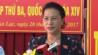 Chủ tịch Quốc hội Nguyễn Thị Kim Ngân tiếp xúc cử tri TP. Cần Thơ