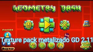 Texture pack metalizado Geometry dash 2.11