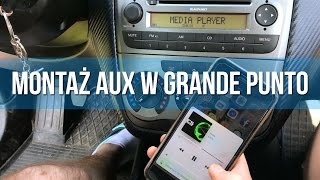 Montaż AUX w Grande Punto z Blue&Me / [ENG SUB] How to instal AUX in Grande Punto