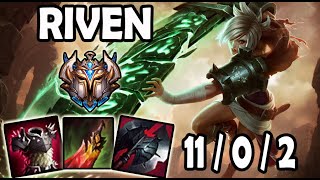 Riven vs Mordekaiser TOP Rank #2 Challenger NA