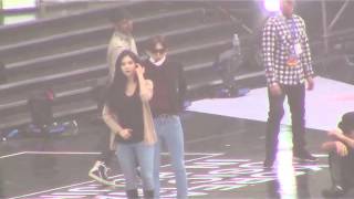 [FANCAM] 141025 Korean Music Wave - Troublemaker (rehearsal)