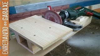 Cómo hacer una lijadora de disco con soporte para taladro