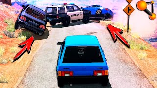 Гонки на ВЫЖИВАНИЕ - ПОБЕДИТ СИЛЬНЕЙШИЙ! BeamNG Drive