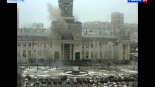 Камера наблюдения сняла взрыв на вокзале в Волгограде