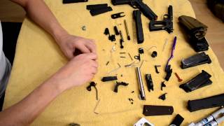 Разборка страйкбольного пистолета TM1911 ARMY/ часть 2