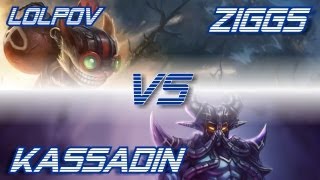 LoLPoV - Ziggs vs Kassadin [Mid] (League of Legends Live Commentary)
