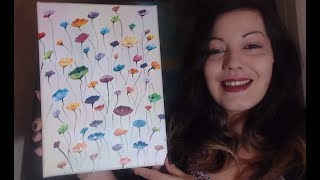 Fleurs Colorées Débutants - Peinture Acrylique Facile