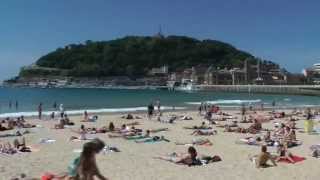 Playa de la Concha San Sebastian Beach, Spain