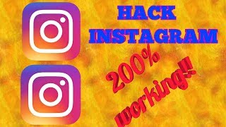 "HACK INSTAGRAM !!!" WITHOUT ANY PASSWORD (proved 100%) (must see) ??#instagramhack