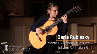 WCG Opening Artist: Darla Rublesky performs Gavottes I & II from Cello Suite VI by J.S. Bach