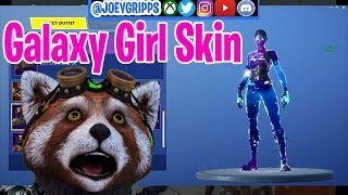 Fortnite Galaxy Girl Skin Gameplay