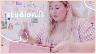 STUDIO VLOG 040 | Enamel Pins & Coffee