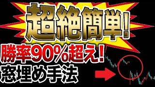 【バイナリー】勝率90％超えで荒稼ぎ！窓埋め手法大公開【FX】