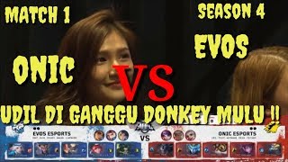 COMEBACK !! Onic Vs EVOS MATCH 1 / MPL ID SEASON 4 WEEK 5
