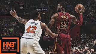 Cleveland Cavaliers vs New York Knicks 1st Half Highlights / April 11 / 2017-18 NBA Season