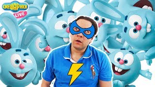СМЕШАРИКИ и НИКИТА: суперспособности КРОША!