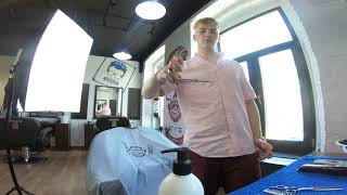 как правильно держать ножницы при стрижке барберу