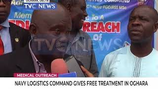 Navy Logistics Command gives free treatment in Oghara
