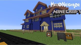 Hello Neighbor Prototype house in Minecraft