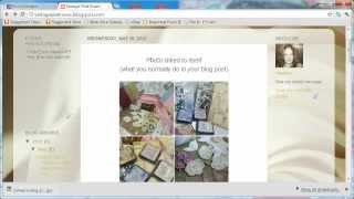 How to create a "Photo Link" photo link in a Blog Post