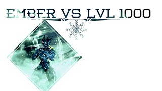 Warframe Ember Prime Vs Lvl 1,000 Enemies + Build