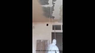 Шпатлевка потолка штукатурной станцией Wagner PlastCoat 830